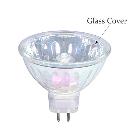 Gmy Mr16 Halogen Bulb 50W Dimmable 12V Gu5.3 Spotlight 3000Hrs Long Lifetime 3000K Warm White 800Lm 36° Beam Angle Bi-Pin Base 6Pack #TOP2