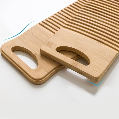 Tabla de fregar de madera para manchas difíciles fácil de almacenar 6