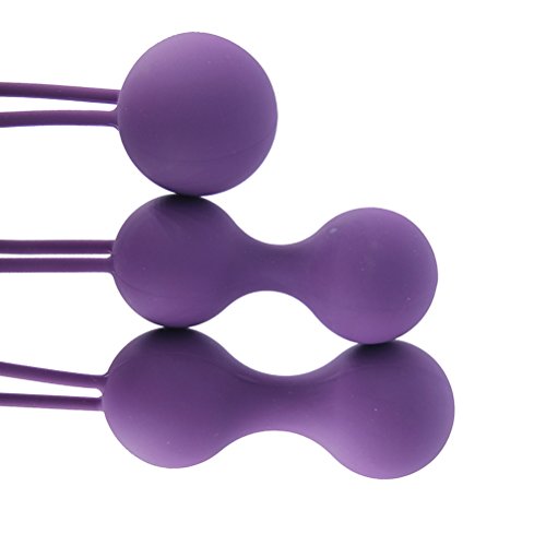 LUOEM Kegel Bolas de aperto vaginal de silicone para controle da bexiga e exercícios do assoalho pél