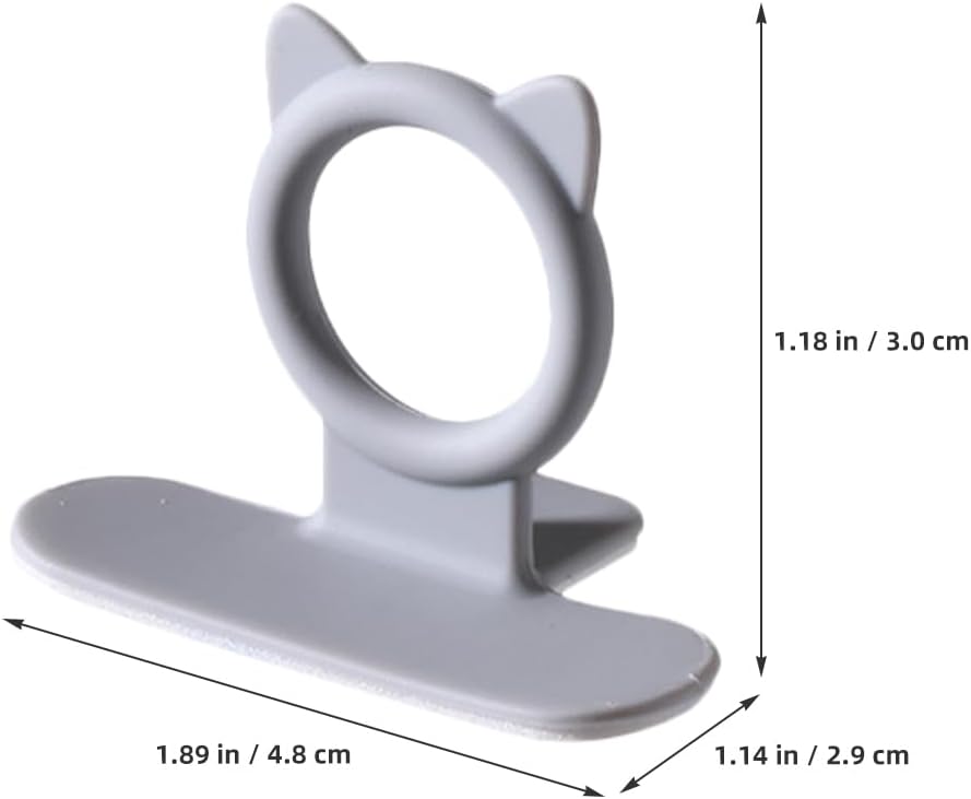 Luxshiny 4pcs Silicone Toilet Lid Handle Toilet Seat Lifter Lavatory Seat Cover Lifter Adhesive Toilet Lid Ring Avoid Touching Toilet Cover Handle for Home Bathroom Accesories