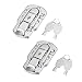 Produktbild 92 mm x 50 mm Metall klein Koffer Schloss Schnappschloss mit Schlüssel 2 Stück
