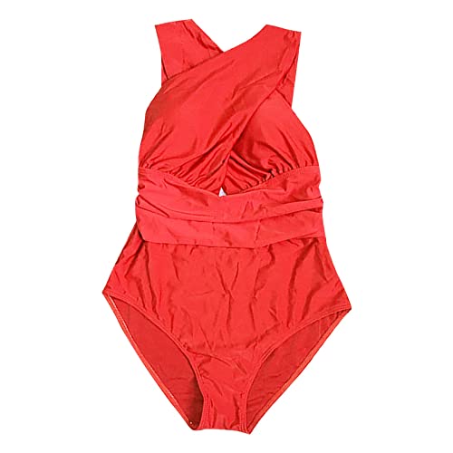 Bikini Reductor Barriga Bañador Reductor Para Mujer, Bañador Push-Up De Una Pieza Con Cuello En V, Monokinis Adelgazantes Con Volantes, Bañador Bañador Push-Up De Cintura Alta