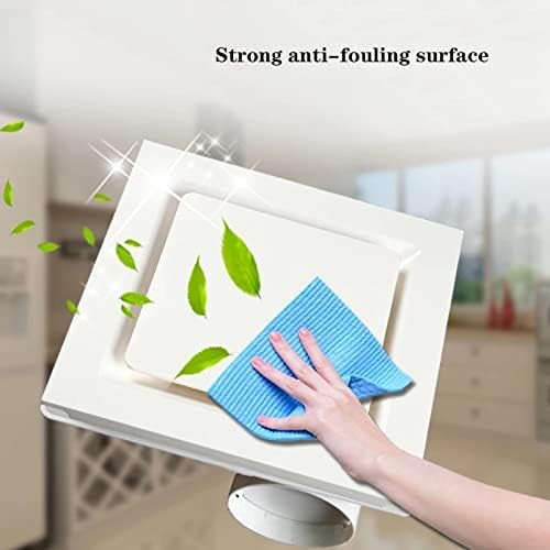 10" Ducted Exhaust Fan - Silent Ceiling Ventilation System for Kitchen/Bathroom, 40W, Stylish White/Silver/Gold Finish, Efficient Air Circulation, Home Ventilation Solution