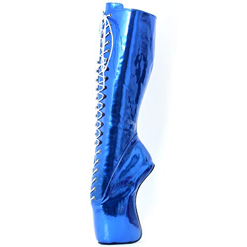 Knee High Boots, Women Ballet Boots High Heel Hoof Sexy Fetish Boots 18cm High Heelless (12) Knee High Boots, Women Ballet Boots High Heel Hoof Sexy Fetish Boots 18cm High Heelless (12)