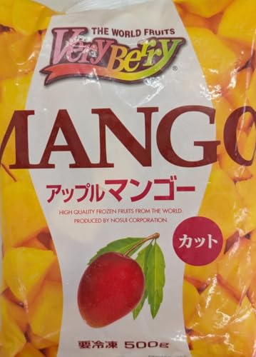 ノースイ アップルマンゴー カット 500g×20P VeryBerry ペルー産 フルーツ デザート スムージー用 冷凍