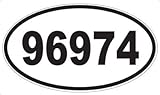 US Decal, Inc. Number 96974 Oval Sticker