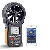 * Esencial para el mal tiempo: conocerá la tendencia del huracán antes de salir. El anemómetro BTMeter proporciona una medición rápida para el análisis de las condiciones críticas del entorno.
