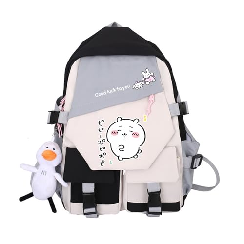 ISaikoy Anime Chiikawa Backpack Hachiware Bookbag Satchel Laptop Bag Daypack School Bag Shoulder Bag 20