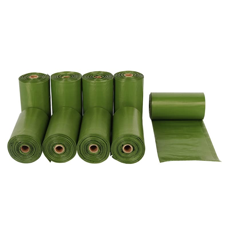 Image of Extra Thick Poop Bags for Dogs, 16 rolls Doggy bags per box, leak proof & Large bags, Recycle material (pure color)