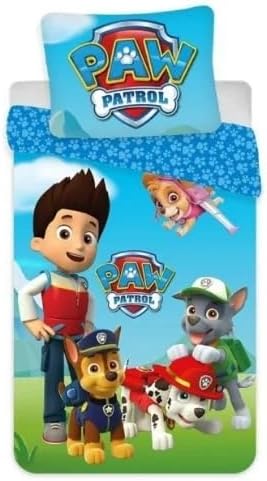 arlis Paw Patrol Duvet Cover Set – 140 x 200 cm with Pillowcase Paw Patrol