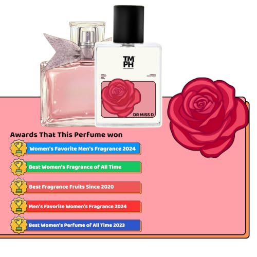 Image of TMPerfumehouse DR MISS D EDP for Women | Floral, Rosy & Long Lasting Perfume Spray | Vanilla, Rose & Floral Fragrance | Luxury Gift for Her | TMPH | 50ml