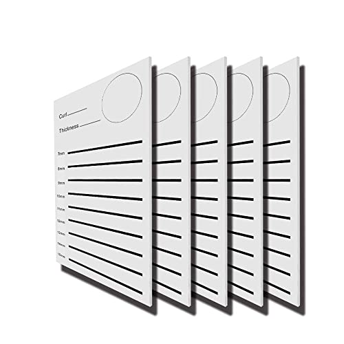 5 Stück Wimpern Palette Wimpernhalter Skala Palette Palettenhalter Wimpern Paletten Wimpern Palette Wimpernpaletten Palette Lash Halter Platte Acryl-5 Cover