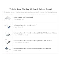 Waveshare 7.5 Inch E-Paper Raw Display Panel V2 800x480 Resolution 3.3V E-Ink Electronic Paper Screen Without PCB with Embedded Controller,Communicating via SPI Interface – Ansicht 6