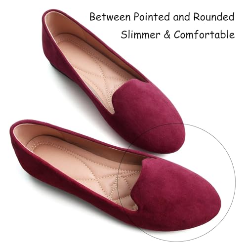 Image of SAILING LU Women Round Toe Comfortable Ballet Flats | Shoes for Women, Dressy, Slip-ons, Loafers