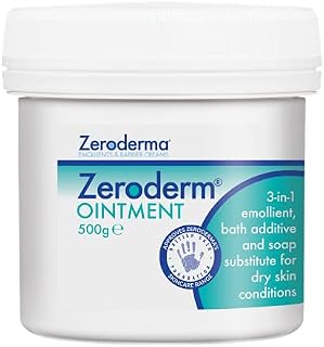 Zeroderma Zeroderm Ointment 500g - 3In1 Emollient, Bath Additive and Soap Substitute for Dry Skin Conditions