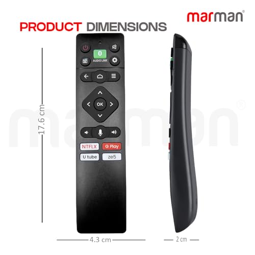 Image of marman Compatible with Panasonic TV Remote Control Original with Voice Command and Bluetooth Assistant Suitable for smart andriod HD UHD 4k LED Televison - Pairing Must !