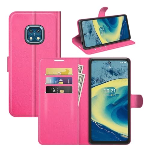 Étui Nokia XR20 König Design rose avec support vidéo intégré