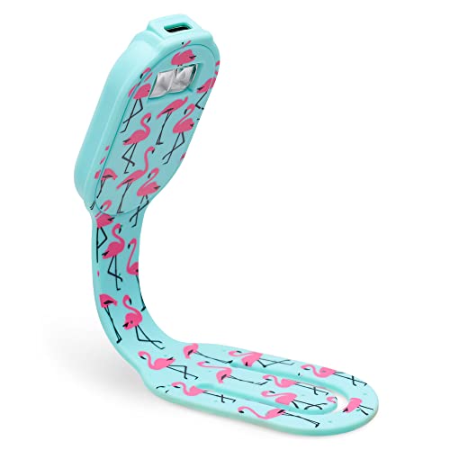 Flexilight wiederaufladbare Leselampe | 2 in 1 Lesezeichen Buch Licht | LED Clip On Leselampe | Kinder und Erwachsene Buchlampe | Buchzubehör | Geschenk für Leser, Buchliebhaber