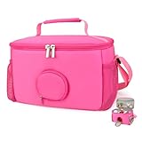 Wetry Tasche für Toniebox, Aufbewahrung für Tonie Hörfiguren, Clever Set, Ladestation und Kopfhörer, Nur Tasche (Rosa)