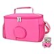 Wetry Tasche für Toniebox, Aufbewahrung für Tonie Hörfiguren, Clever Set, Ladestation und Kopfhörer, Nur Tasche (Rosa)