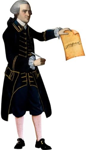 John Hancock Life-Size Cardboard Cutout – 72 in Freestanding Standee with Easel Back