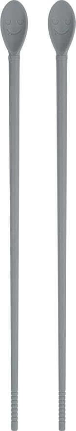 Carrotez Silicone Cooking Chopsticks, Long (12 inch) Reusable Chopsticks for Cooking, Heat Resistant, Non-Scratch, Gentle on Cookware, 1 pair - Modern Grey