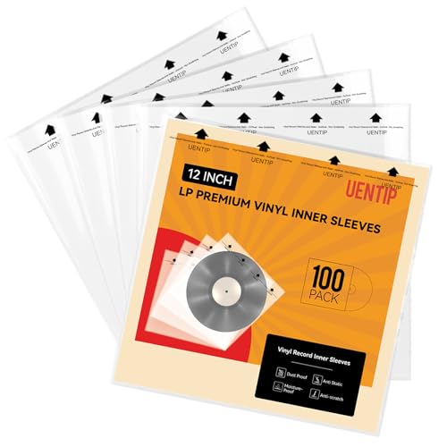 Lot de 100 boîtiers de disque vinyle 30,5 cm pour LP simples et doubles
