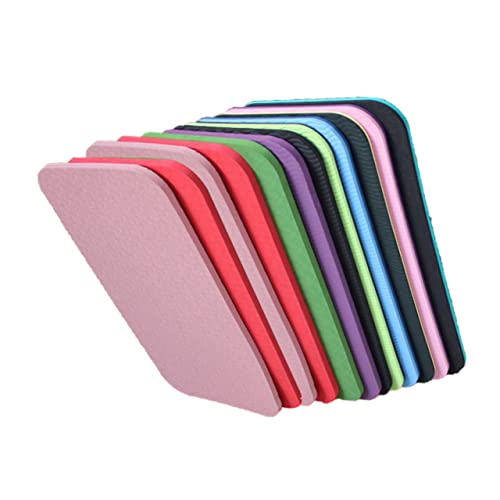Happyyami 12Pcs Extra Thick Yoga Knee Cushion Pad Comfortable Sitting Kneeling Support for Sports Outdoor Activities and Daily Use Random Color