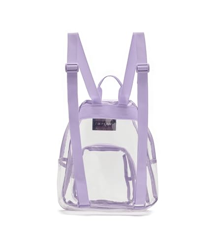 JanSport 10L Mini Pack – Clear Stadium/Concert Bag, Pastel Lilac - image 2