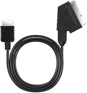 LiNKFOR RGB Scart Cable for PS3 PS2 PS1 1.8m/ 6ft Male Scart Cable TV Console Lead Only for PAL