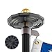 LANGQII Solar Flag Pole Light Dusk to Dawn - Flag Pole Light Solar Powered - 40 High-Brightest LEDs, 2-Brightness Modes Optional,Light Up 12+ Hours.