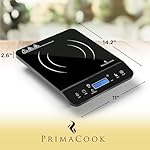 Portable Induction Cooktop - Single Burner Induction Hot Plate - Safe, Fast Heating for Gourmet Cooking - Sleek Design with Touch Controls - Energy Efficient Home Food Preparation (Black) - Image 2