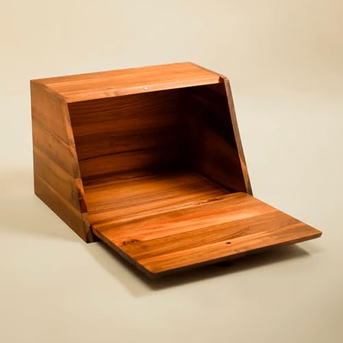 Porta Pão de Madeira Acácia 30CM