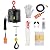 3-in-1 Electric Hoist Winch, 2200lbs Manual/Wire/Wireless Remote Control,110/120 Volt Portable Power Electric Crane,Overload Protection 25ft Lifting Height for Towing(Black)