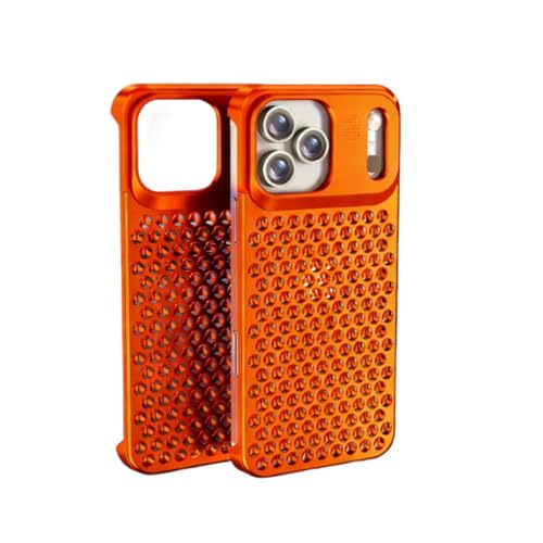 Coque d'aromathérapie iPhone 17 anti-chute avec maille métallique respirante