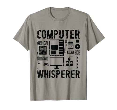 Computer Whisperer Tech apoya programador Coder Camiseta