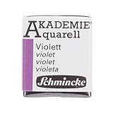 Schmincke – AKADEMIE® Aquarell - feine Künstler-Aquarellfarben, Violett - 1/2 Näpfchen
