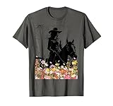 Photo Gallery blossom ride: horse t-shirt - western - vintage - fattoria maglietta Photo Gallery blossom ride: horse t-shirt - western - vintage - fattoria maglietta