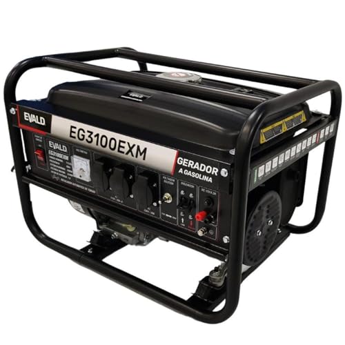 EVALD Gerador à Gasolina 3,1 KVA EG3100EXM Bivolt