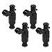 SYKJJY Injecteur de Carburant Nouveau-4pcs Injecteurs de Carburant 35310-22600 Ajustez pour Hyundai Accent 00-05 1.5L 1.6L I4 pièces de Voiture (Color : Black)