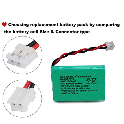 Geilienergy 27910 Cordless Phone Battery Rechargeable Compatible With 89-1323-00-00 E1112 E2801 Tl72108 Sd-7501 23-959 Cordless Handsets 3.6V(Pack Of 3) #TOP3
