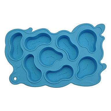 Huang Melting Clock Shaped Ice Tray Mould (Random Color)