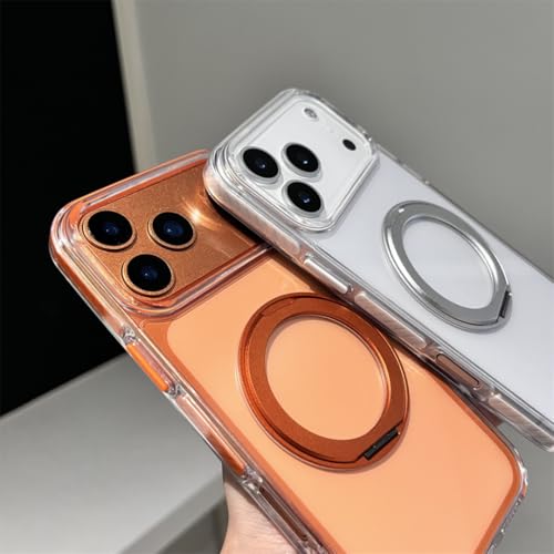 Coque iPhone 14 noire ultra-mince en polycarbonate transparent avec support