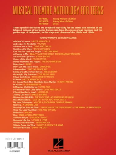 Musical Theatre Anthology for Teens: Young Women's Edition Compiled by Louise Lerch | 35 songs From Stage and Film | Vocal Sheet Music Songbook for Broadway and Disney Favorites (Vocal Collection) - Image 2