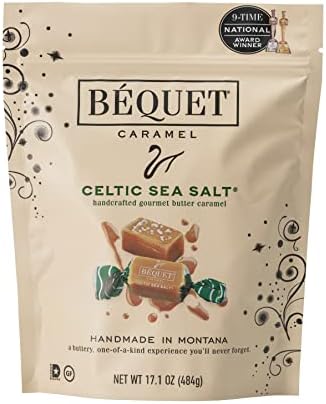 Bequet Caramel Celtic Sea Salt, 17.1 Ounce