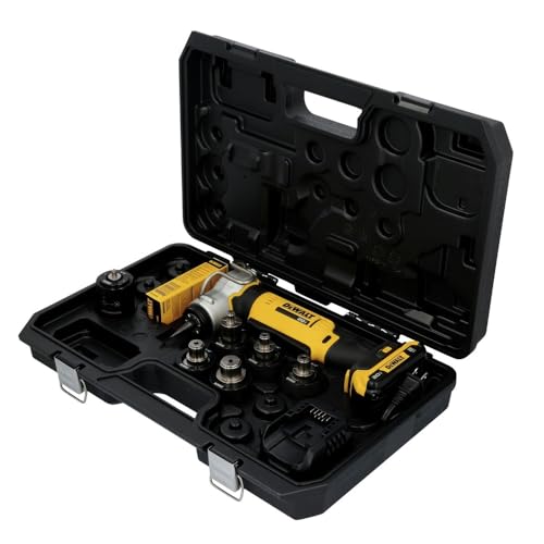 DEWALT 20V MAX Copper Swaging Tool Kit with Battery, Charger, and 6 Expansion Heads 3/8 in., 1/2 in., 5/8 in., 3/4 in., 7/8 in, and 1-1/8 in (DCE450D1) - image 3