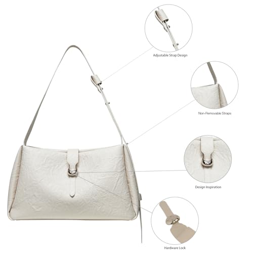 LA FESTIN Leather Purse Shoulder Bag for Women Large Capacity Crossbody Hobo Designer Tote with Adjustable Strap3