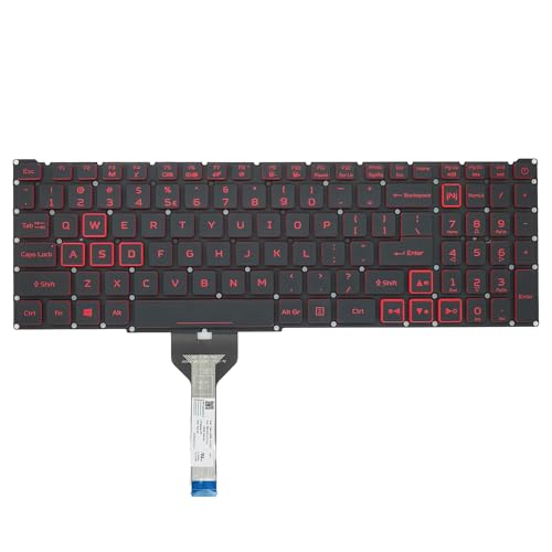 WWGTMC Replacement Keyboard for Acer Nitro 5 AN515-55 AN515-56 AN515-57 AN515-58 AN515-45,AN517-52 AN517-53 AN517-57 AN517-41 AN517-45, Predator Helios 300 PH315-54 PH315-55 PH317-51 Series Laptop