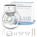 ANWIKE Wearable Breast Pump Hands Free 230g – Quiet 40dB Electric Breast Pump with 4 Modes 9 Levels, 2.5h Fast Charge, Smart Timer, 135° Flange, BPA-Free, for Travel & New Moms, Black