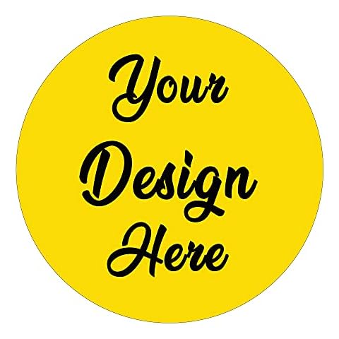 120 Custom Round Label Stickers for Business Logo, Party, Wedding and Baby Shower, Logo Stickers Circle Gloss/Matte Finish (1.66 inch) Cover